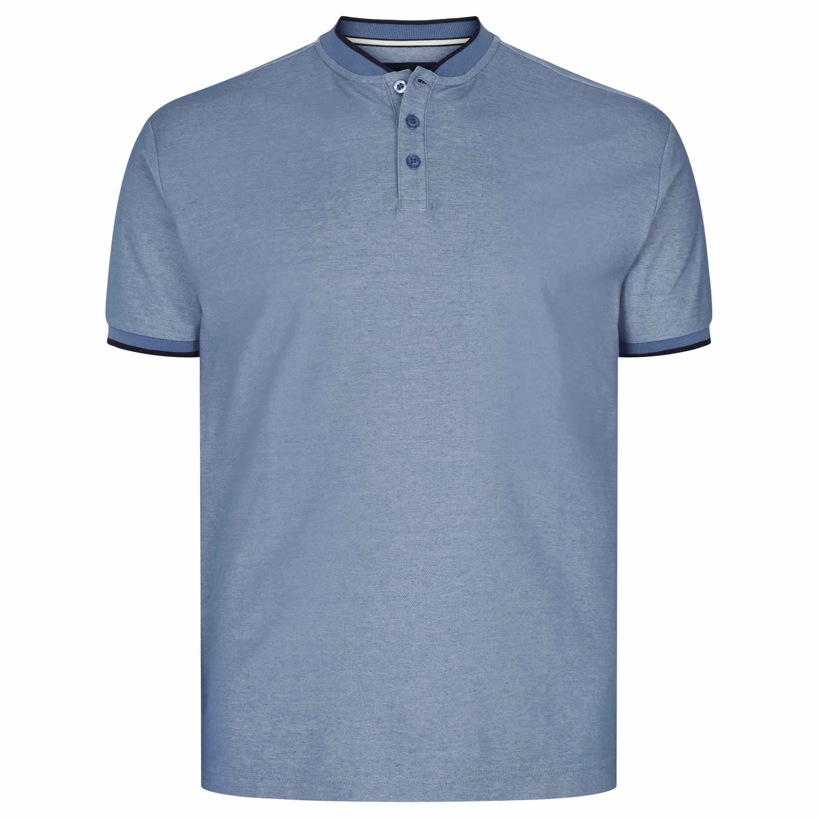 Ανδρική Plus Size Μπλούζα κ/μ polo με γιακά Μάο North 56°4 (Μεγάλα Μεγέθη - Υπερμεγέθη)