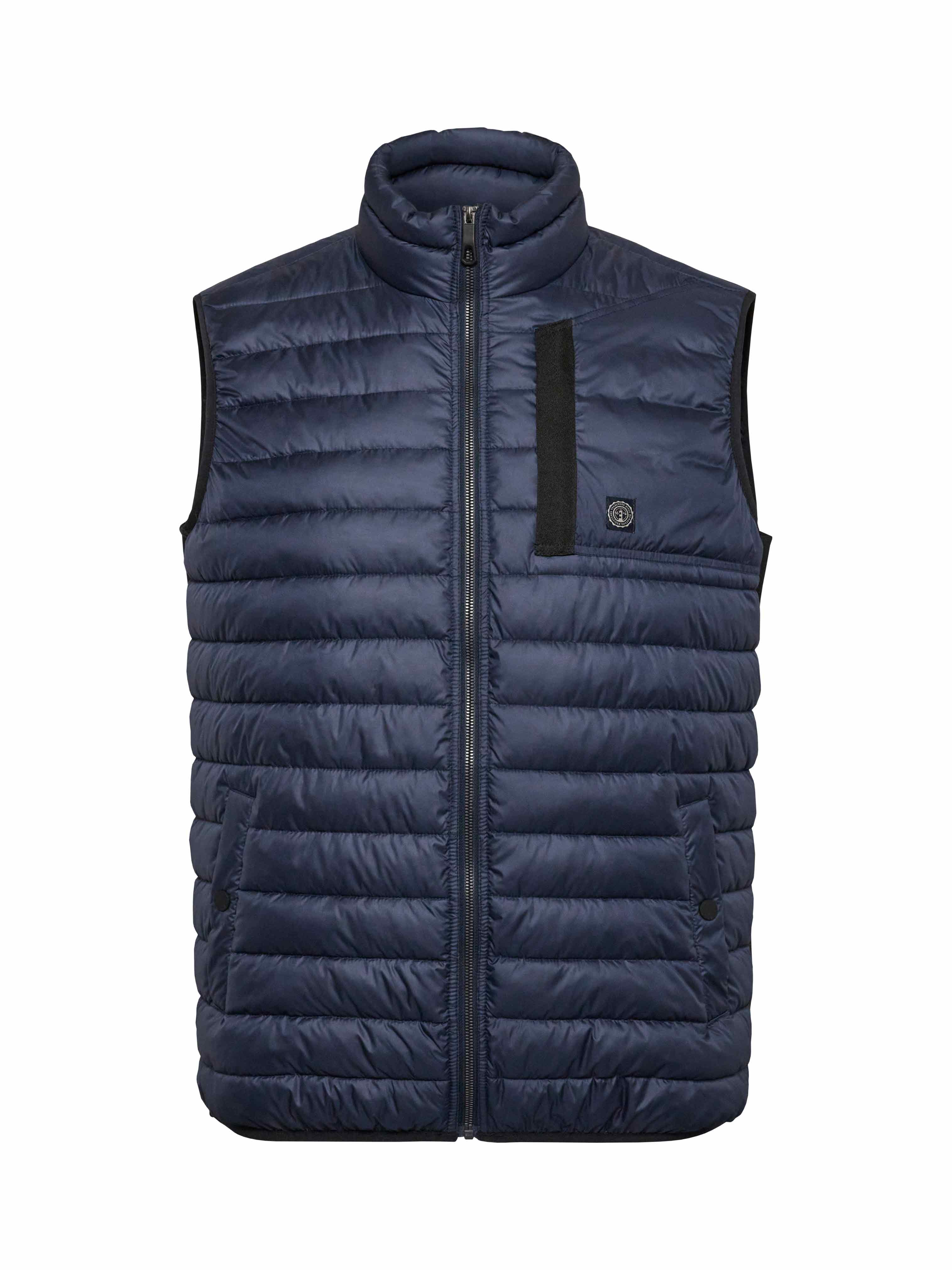 Ανδρικό Plus Size Γιλέκο Puffer με τσέπη στο στήθος, North 56°4 (Μεγάλα Μεγέθη - Υπερμεγέθη)