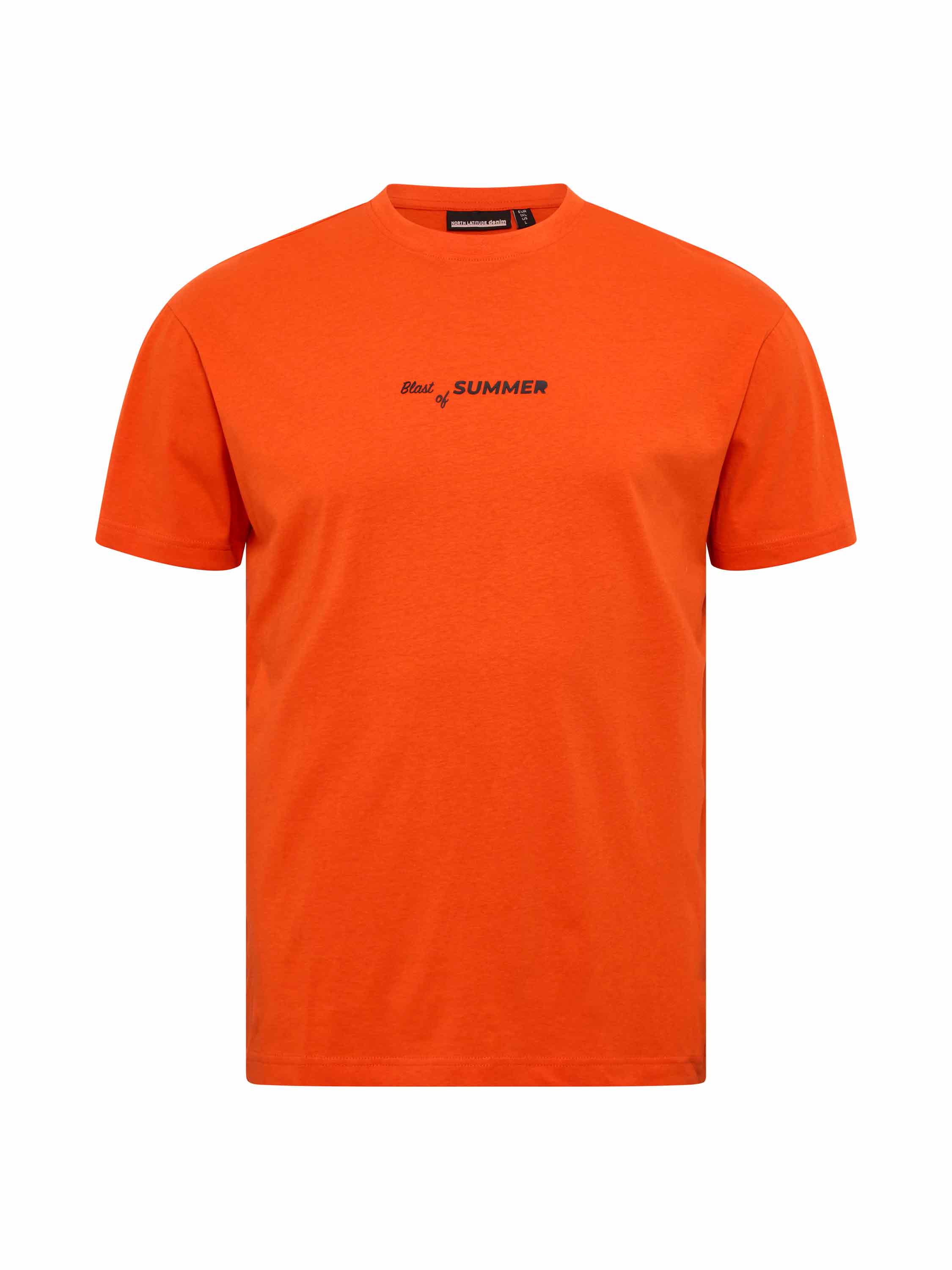 Ανδρικό Plus Size T-Shirt με διακριτικό τύπωμα μπροστά, North Latitude Denim (Μεγάλα Μεγέθη - Υπερμεγέθη)