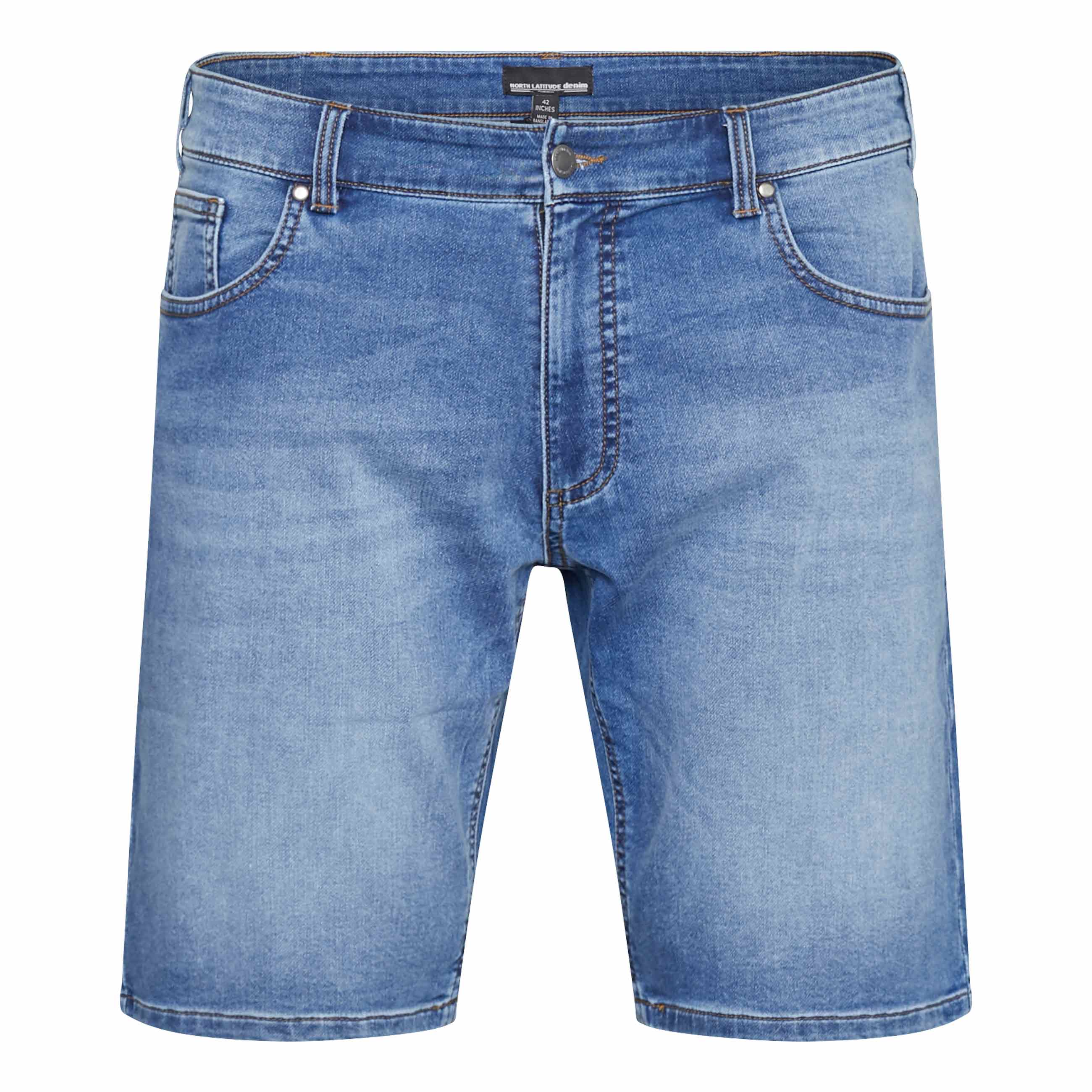 Plus Size Βερμούδα τζιν, North Latitude Denim (Μεγάλα Μεγέθη - Υπερμεγέθη)