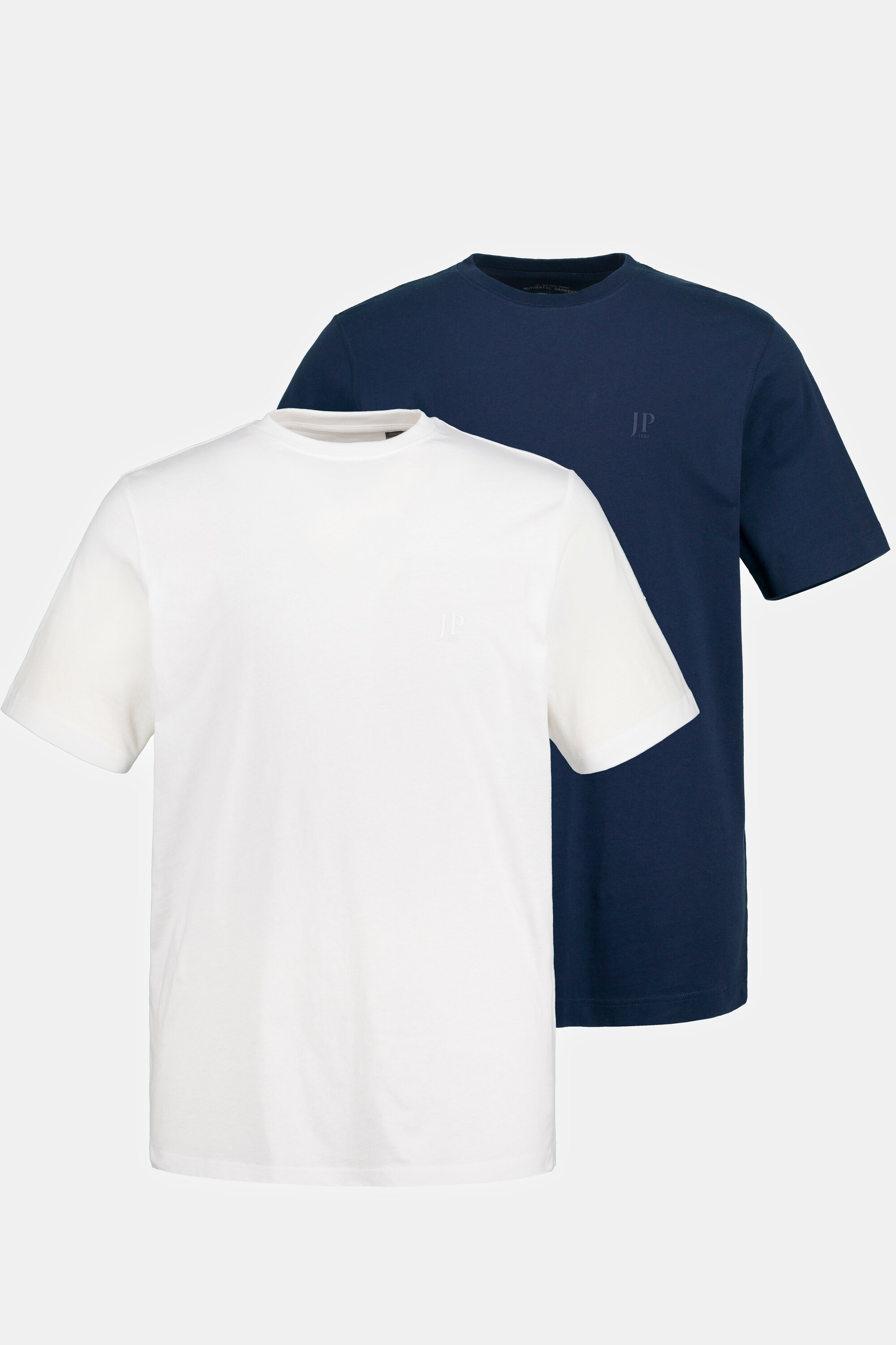 Ανδρικό Plus Size T-Shirts σε συσκευασία 2 τεμαχίων με στρογγυλή λαιμόκοψη, JP1880 (Μεγάλα Μεγέθη - Υπερμεγέθη)