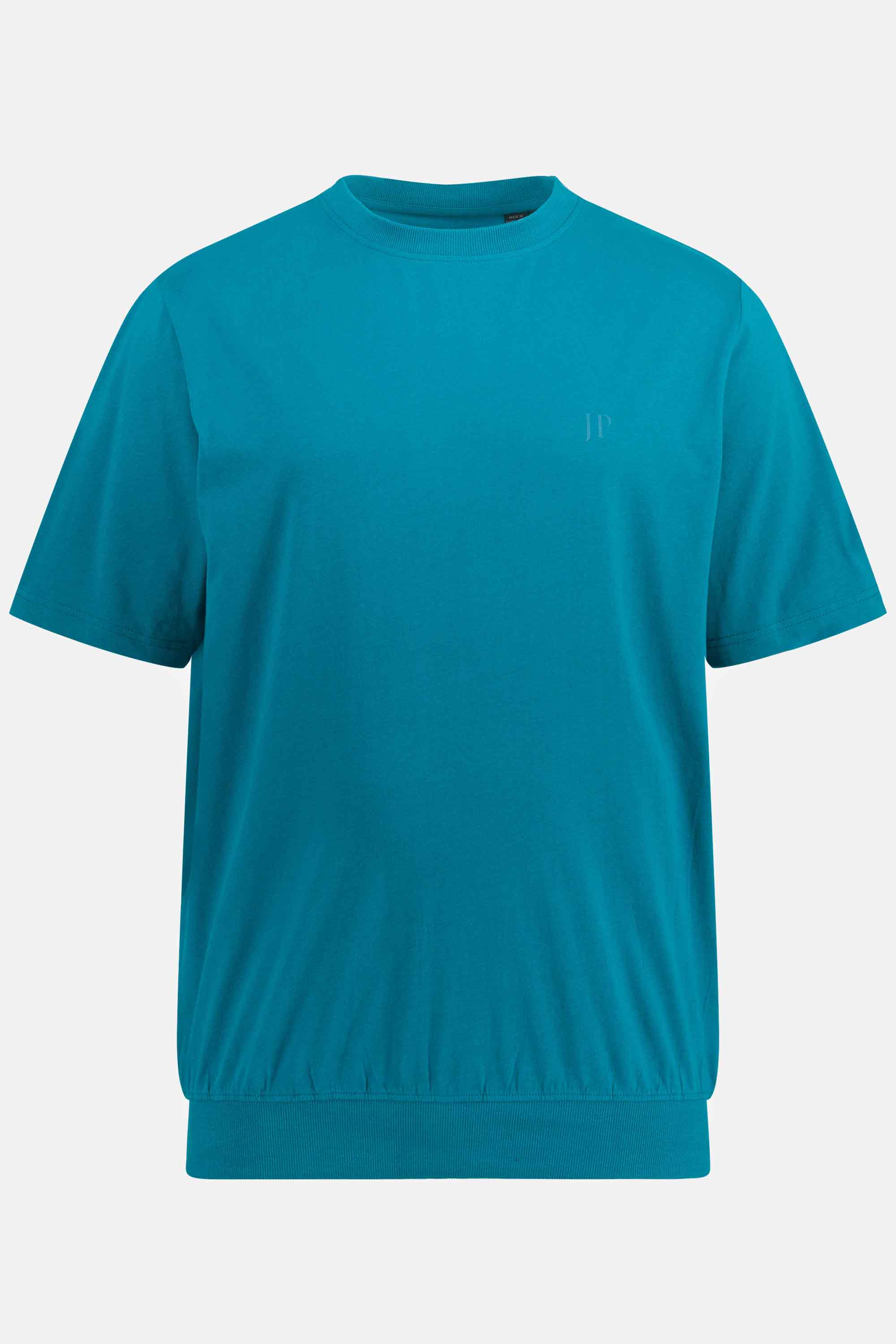 Ανδρικό Plus Size T-Shirt κοντομάνικο Basic, με λάστιχο στο τελείωμα, JP1880 (Μεγάλα Μεγέθη - Υπερμεγέθη)