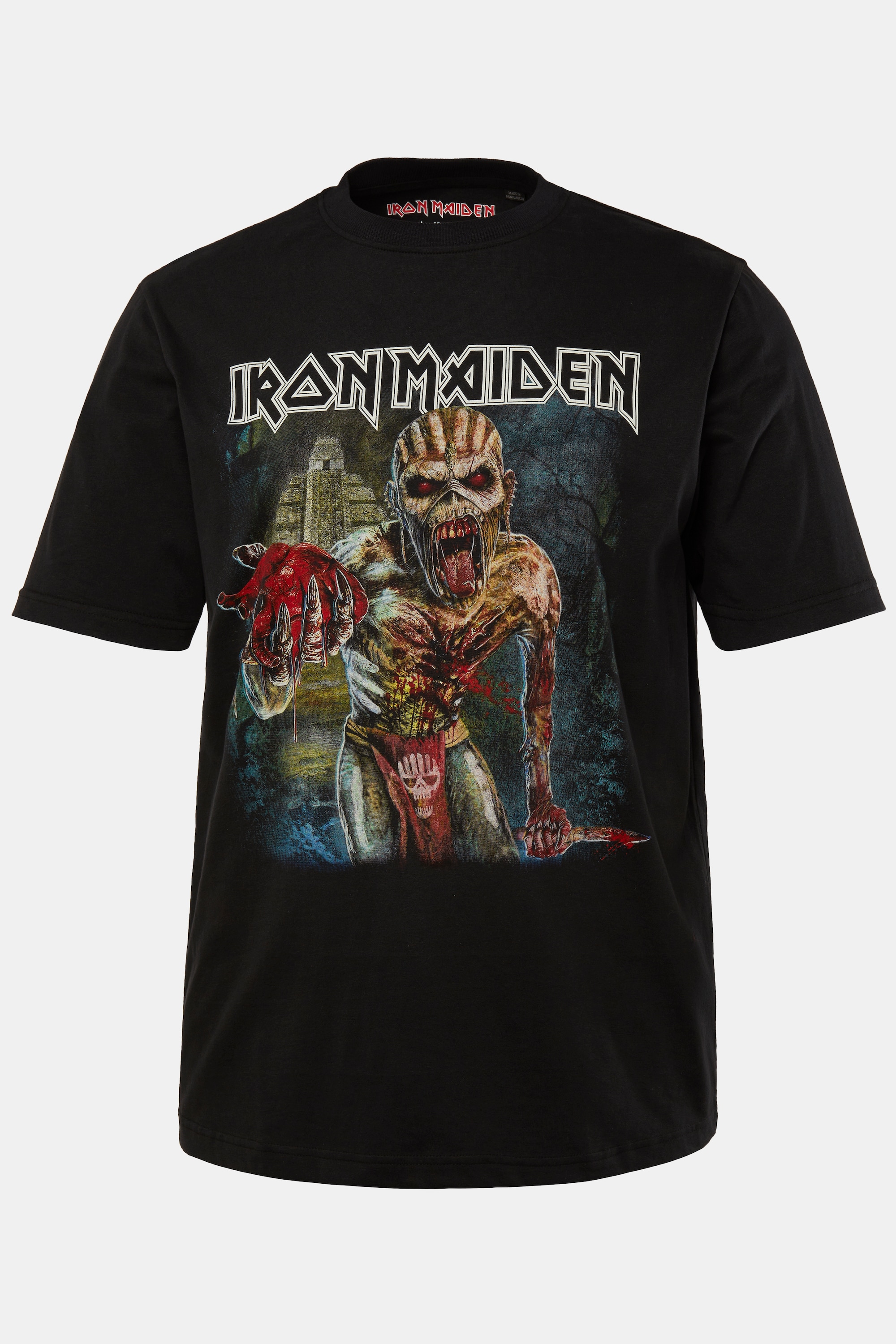 Ανδρικό Plus Size T-shirt Iron Maiden με κοντά μανίκια (Μεγάλα Μεγέθη - Υπερμεγέθη)