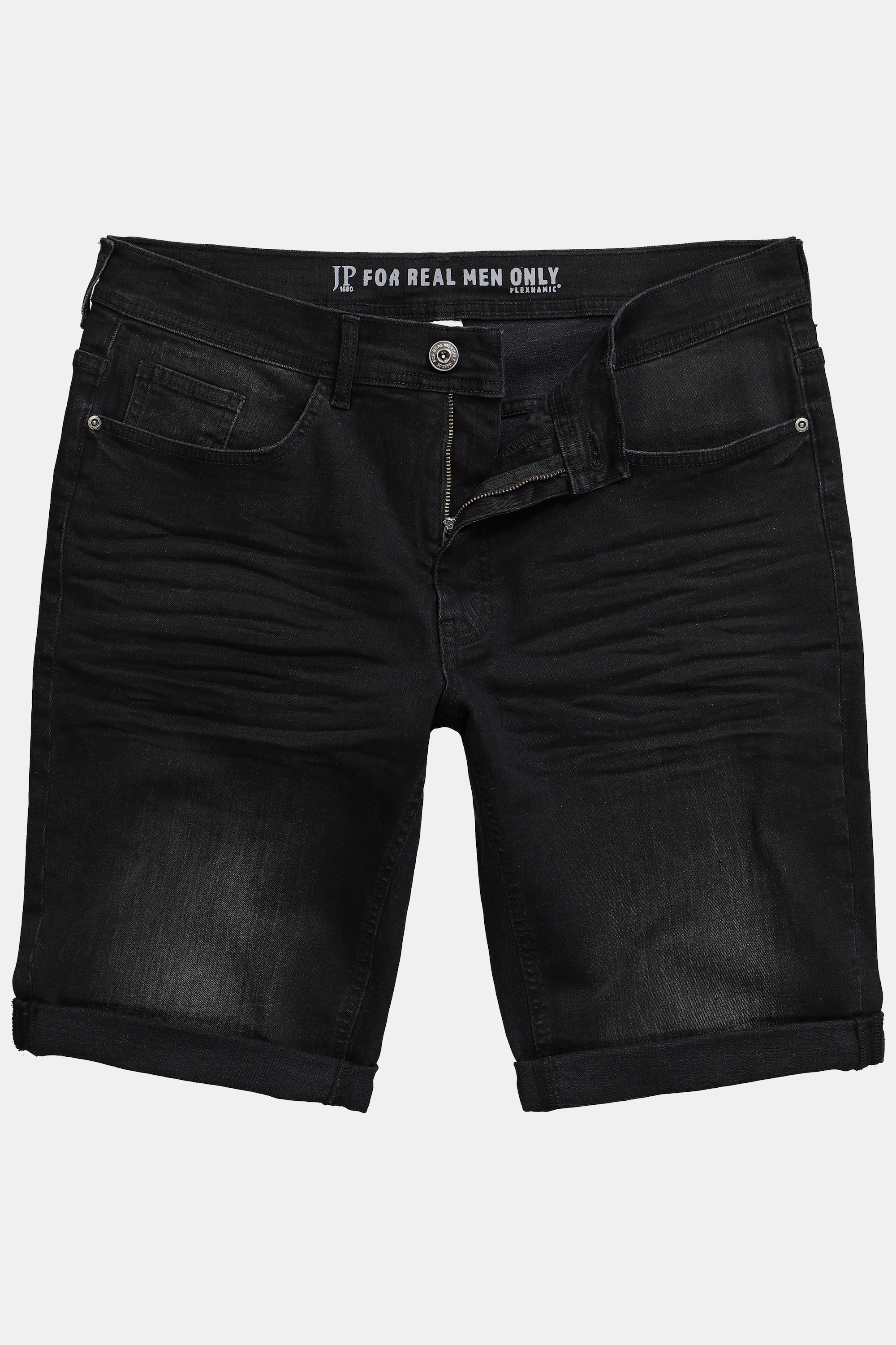 Plus Size Βερμούδα τζιν, FLEXNAMIC , με washed effect, JP 1880 (Μεγάλα Μεγέθη - Υπερμεγέθη)