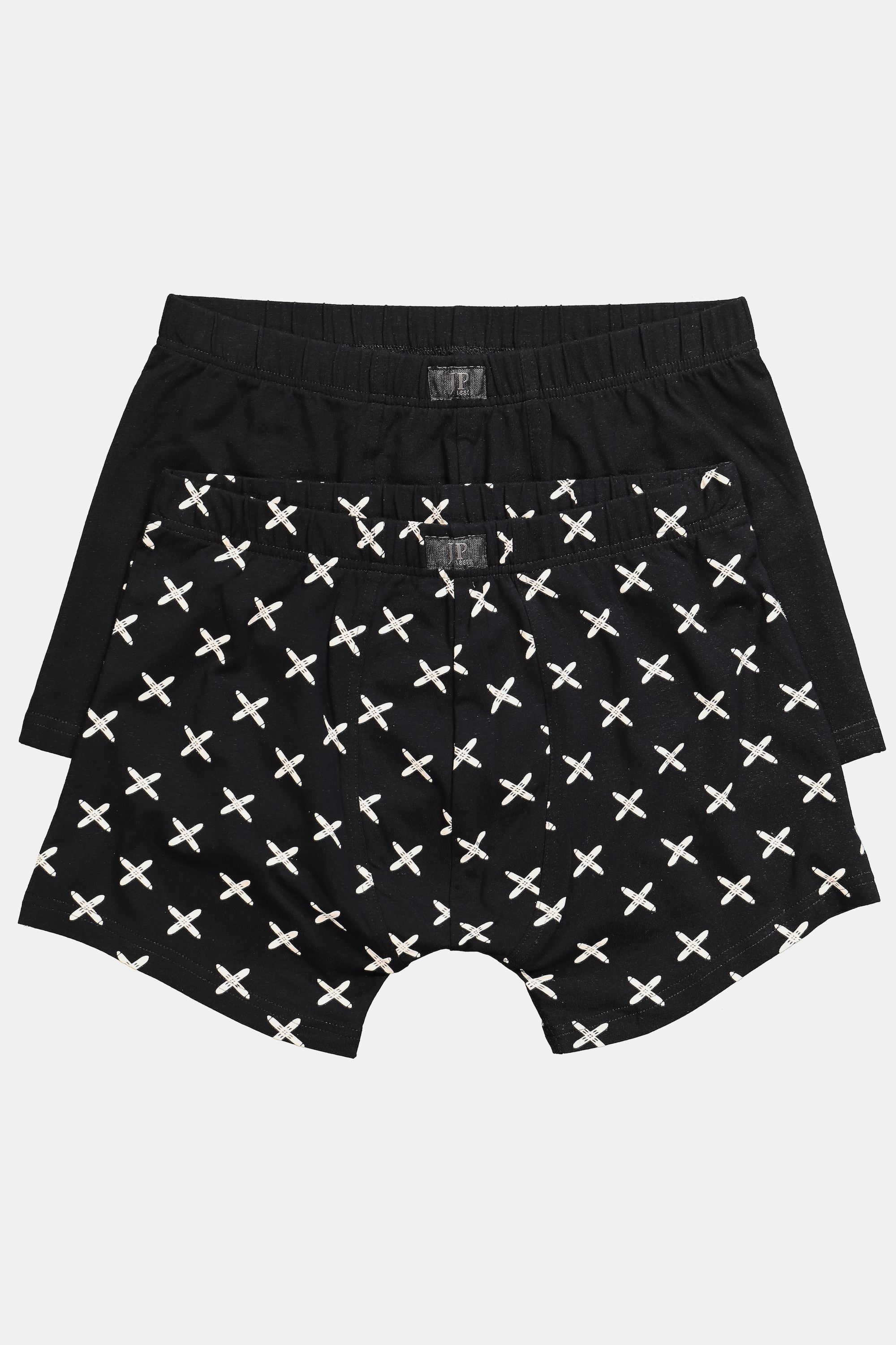 Plus Size Boxer, συσκευασία 2 τεμαχίων, με print, JP 1880 (Μεγάλα Μεγέθη - Υπερμεγέθη)