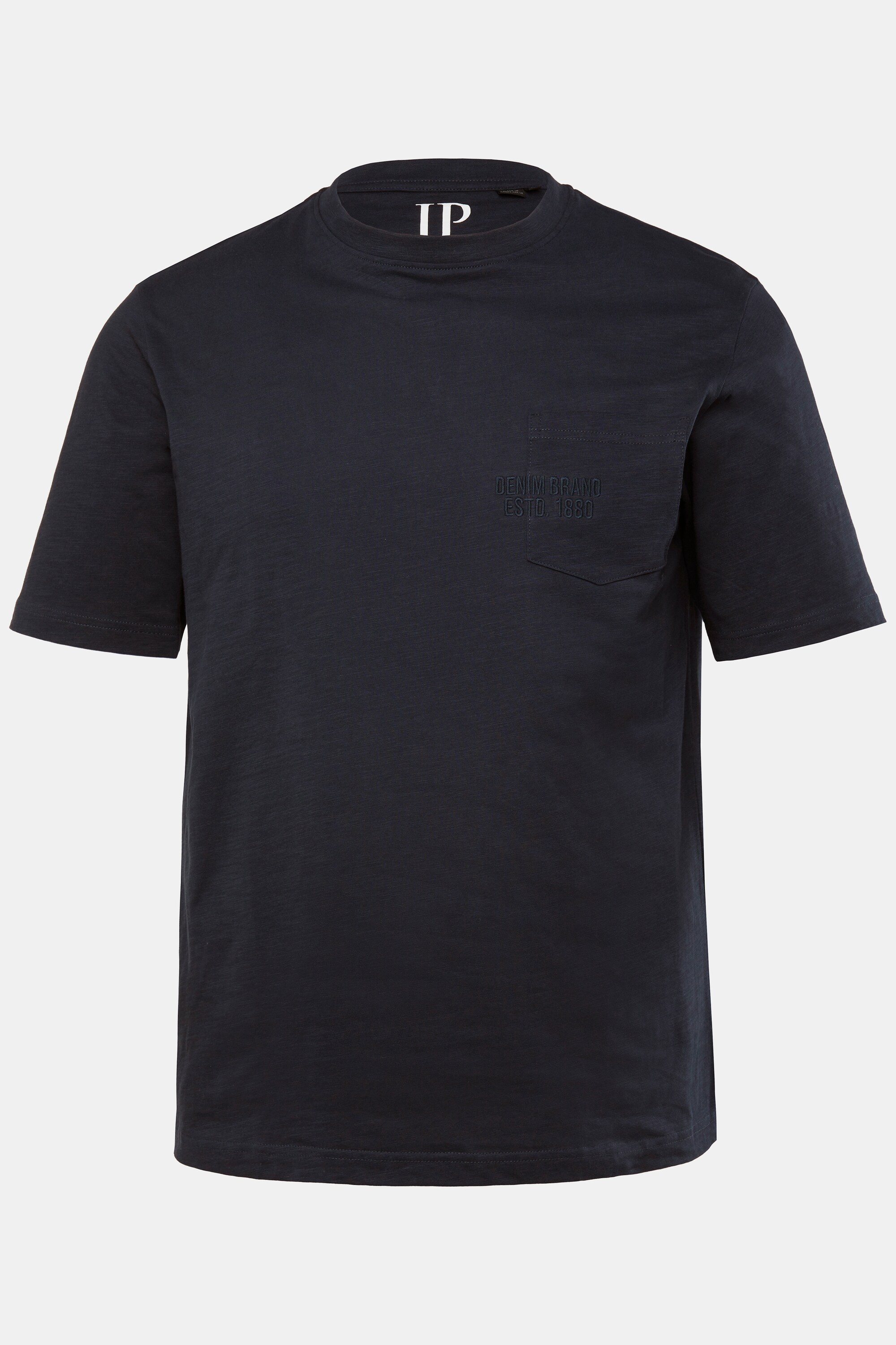 Ανδρικό Plus Size T-shirt, με κέντημα και τσέπη, JP 1880 (Μεγάλα Μεγέθη - Υπερμεγέθη)