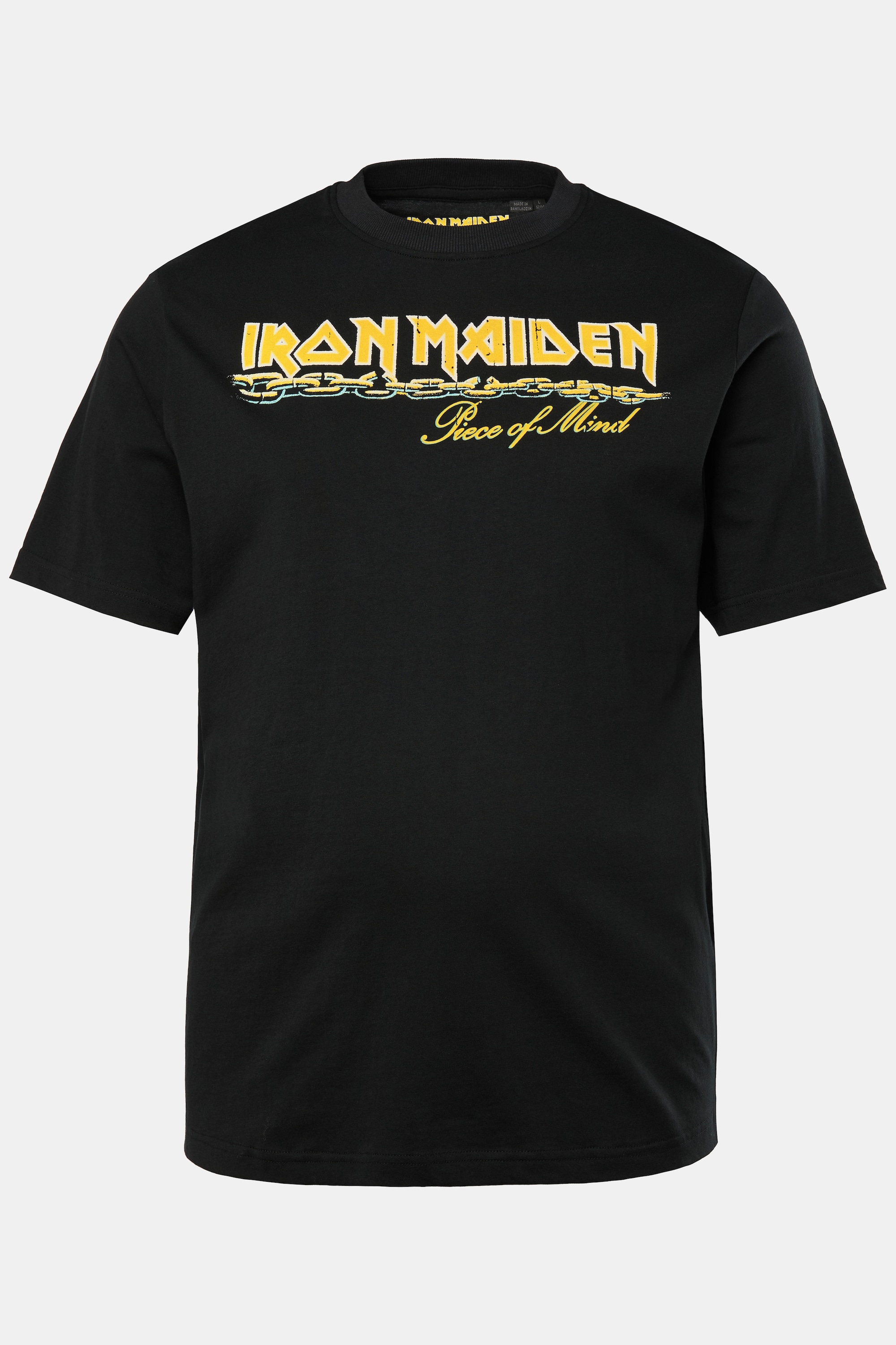 Ανδρικό Plus Size T-shirt με έγχρωμο τύπωμα IRON MAIDEN, JP 1880 (Μεγάλα Μεγέθη - Υπερμεγέθη)
