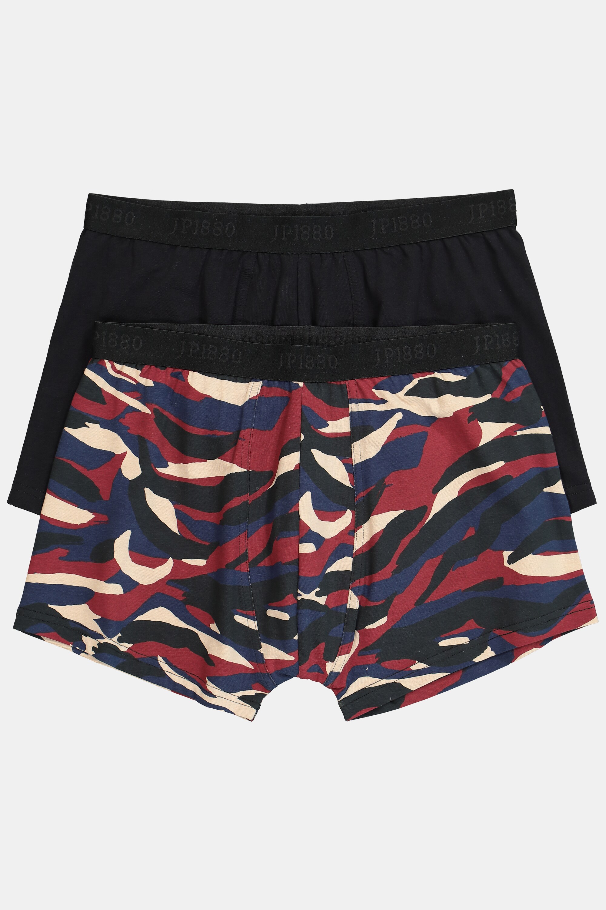 Plus Size Boxer σε συσκευασία 2 τεμαχίων με πολύχρωμο μοτίβο, JP1880 (Μεγάλα Μεγέθη - Υπερμεγέθη)