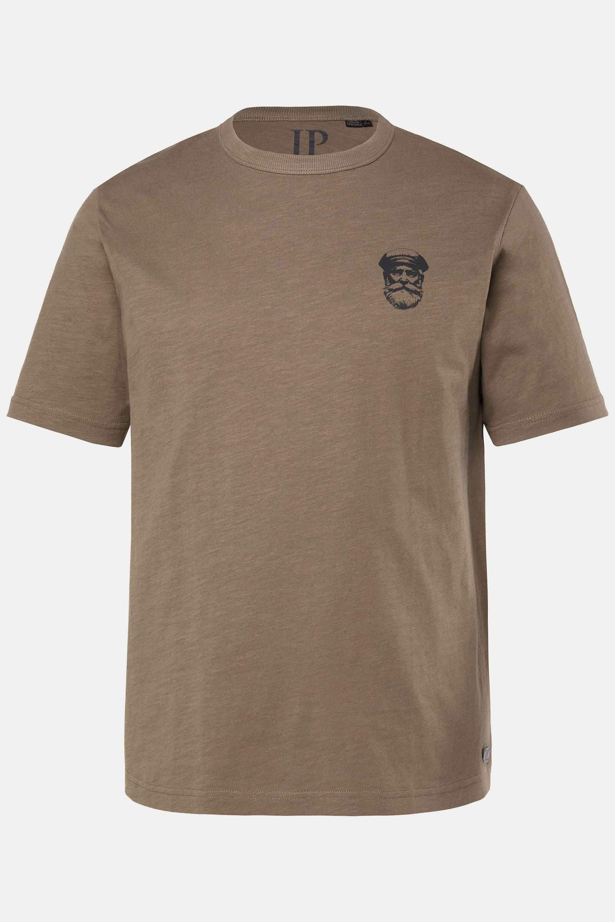 Ανδρικό Plus Size T-shirt, υψηλής ποιότητας με σχέδιο στο στήθος, JP1880 (Μεγάλα Μεγέθη - Υπερμεγέθη)
