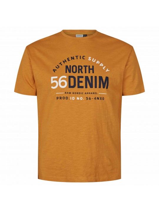 T-shirt με τύπωμα στο στήθος North 56denim