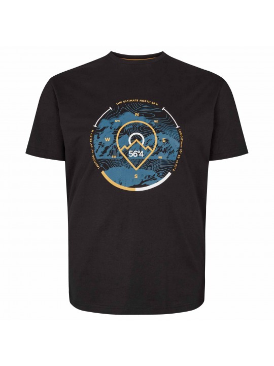 T-shirt με ιδιαίτερο τύπωμα μπροστά North 56°4