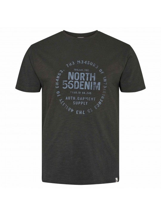 T-shirt με ιδιαίτερο τύπωμα μπροστά North 56Denim