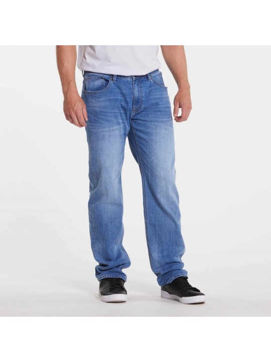 Παντελόνι jeans ελαστικό RINGO, σε STRAIGHT γραμμή, με εφέ πλυσίματος, North 56Denim