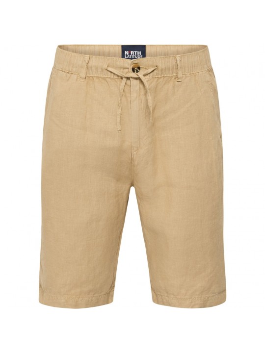 Λινή βερμούδα Casual από ελαστικό ύφασμα, North Latitude