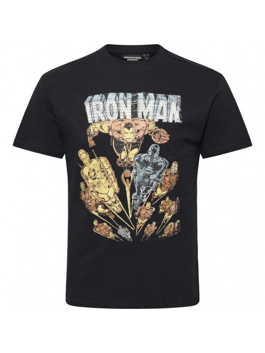 T-Shirt με μεγάλο τύπωμα Iron Man μπροστά, North Latitude Denim