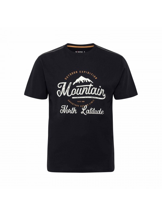 T-Shirt με μεγάλο τύπωμα Mountain μπροστά, North Latitude 