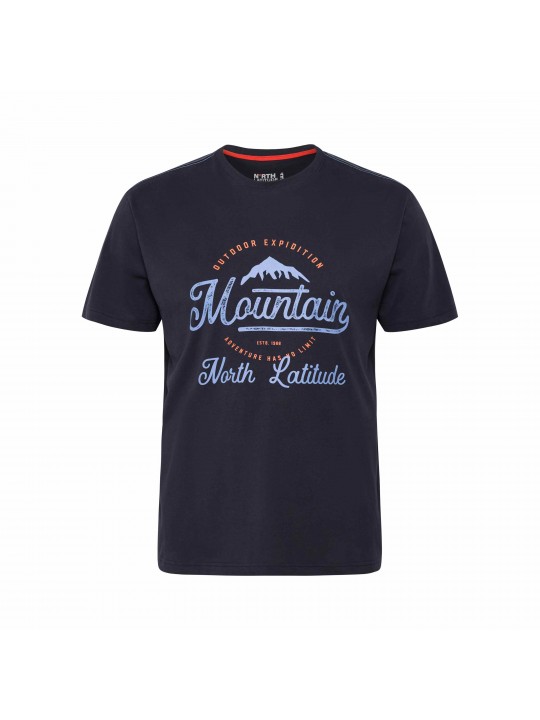 T-Shirt με μεγάλο τύπωμα Mountain μπροστά, North Latitude 