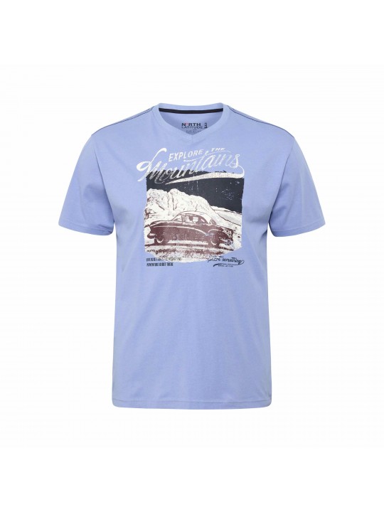 T-Shirt με μεγάλο Vintage τύπωμα μπροστά, North Latitude
