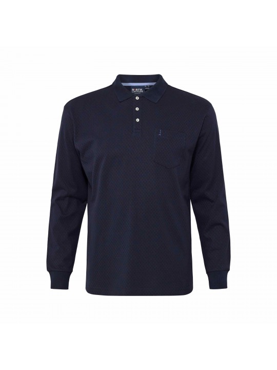 Μπλούζα polo με ιδιαίτερη πλέξη και μακριά μανίκια, North Latitude