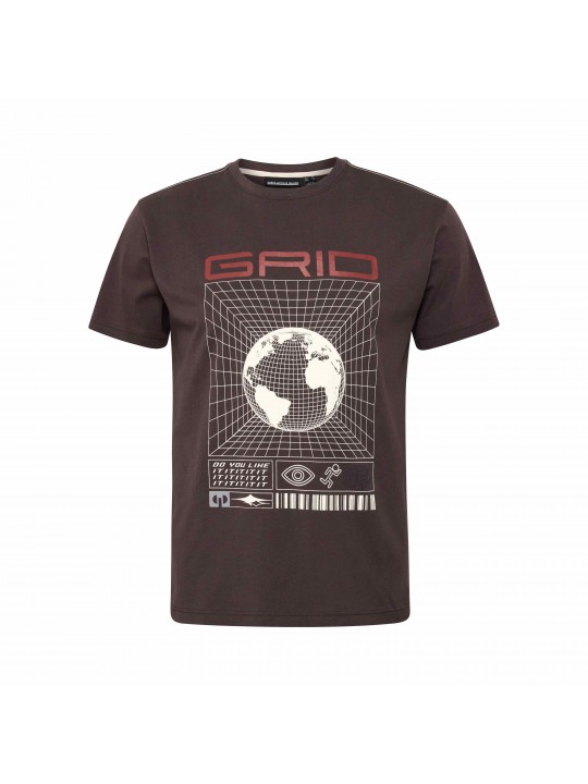 T-Shirt με μεγάλο τύπωμα μπροστά, North Latitude Denim