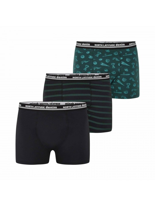 Εσώρουχο boxer σετ 3 τεμαχίων, North Latitude Denim