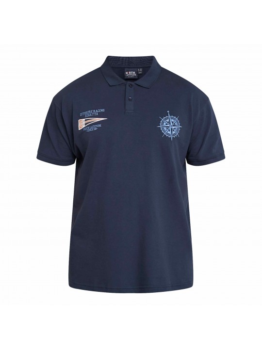 Μπλούζα polo πικέ με κέντημα στο στήθος, North Latitude