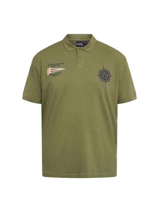 Μπλούζα polo πικέ με κέντημα στο στήθος, North Latitude