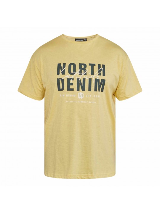 T-shirt με έγχρωμο τύπωμα, North Latitude Denim