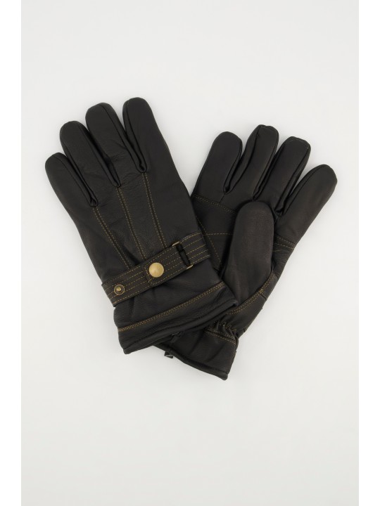 Γάντια δερμάτινα με ζεστή φόδρα 