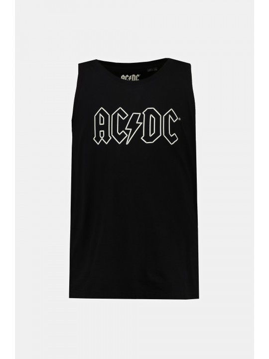 Μπλούζα αμάνικη με τύπωμα AC/DC