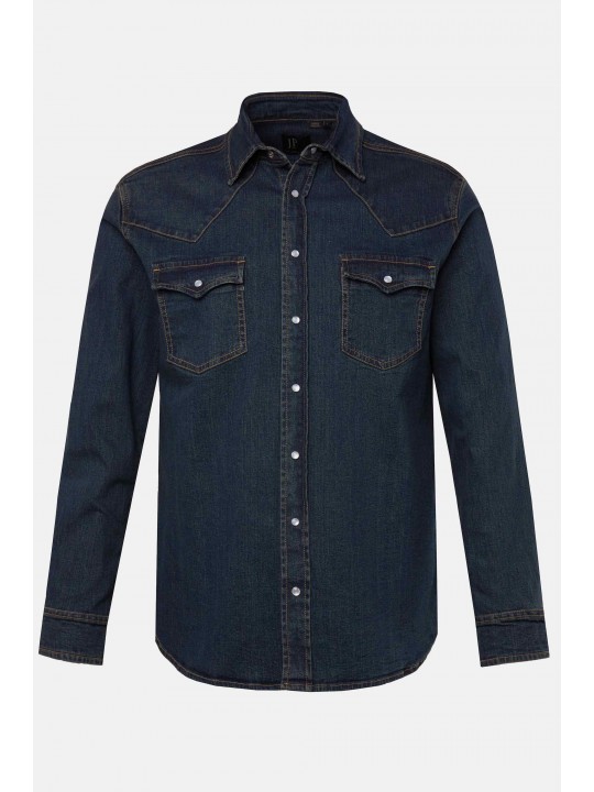 Πουκάμισο Τζιν με μακριά μανίκια και τσέπες στο στήθος, σε modern fit, JP1880
