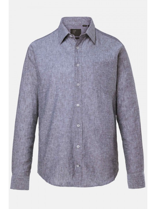 Πουκάμισο λινό με γιακά Kent σε modern fit, JP1880