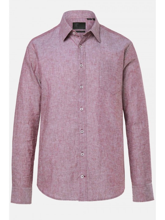 Πουκάμισο λινό με γιακά Kent σε modern fit, JP1880