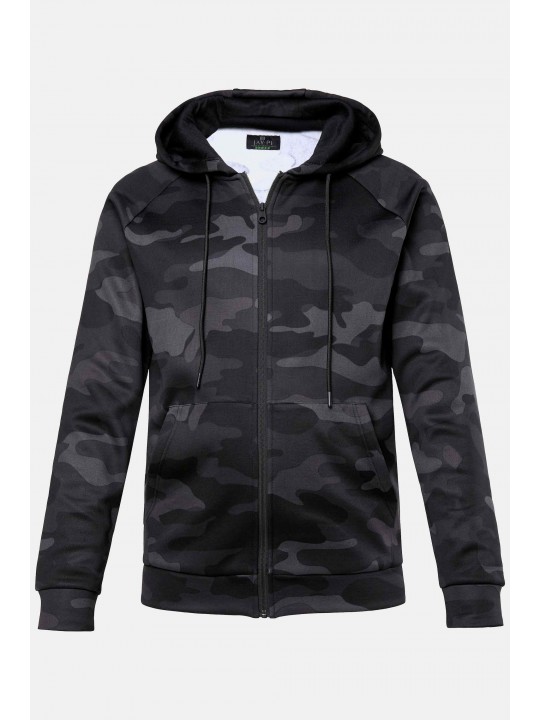 Ζακέτα με camouflage print και κουκούλα, JAY-PI
