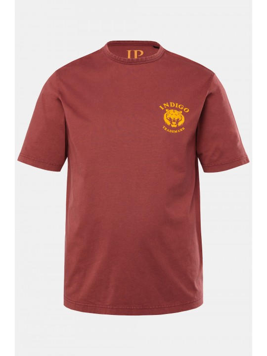 T-shirt με τύπωμα INDIGO στο στήθος και κοντά μανίκια, JP1880
