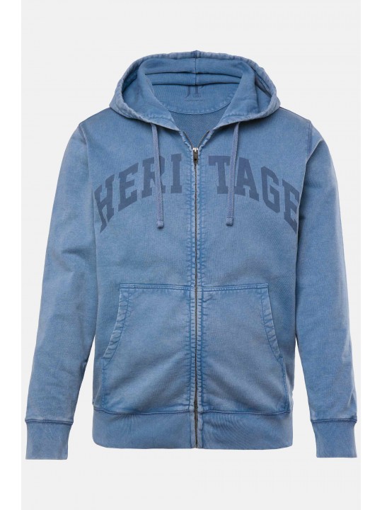 Ζακέτα με washed effect και τύπωμα, JP1880