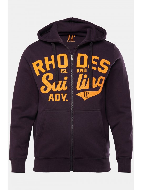 Ζακέτα με τύπωμα RHODES Sailing και τσέπες, JP1880