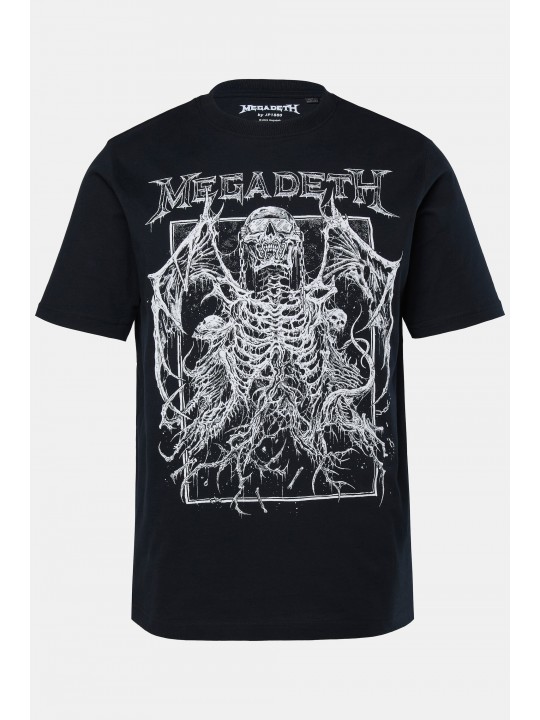 T-shirt με τύπωμα MEGADEATH και στρογγυλή λαιμόκοψη, JP1880