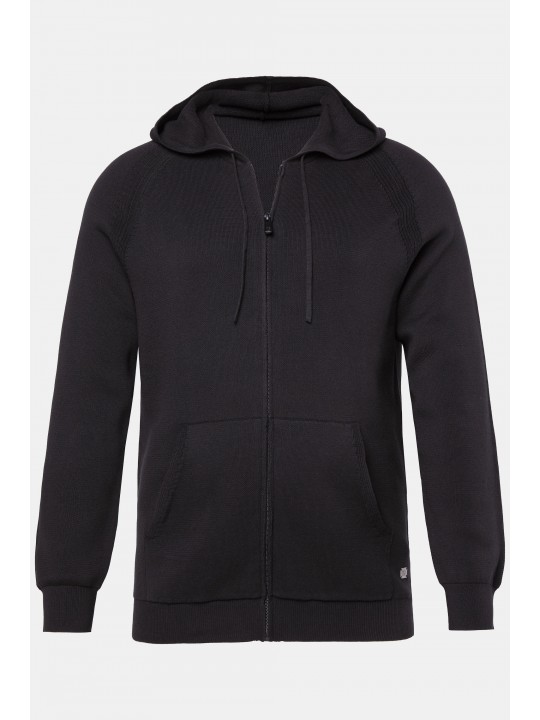 Ζακέτα με κουκούλα και φερμουάρ, JP1880