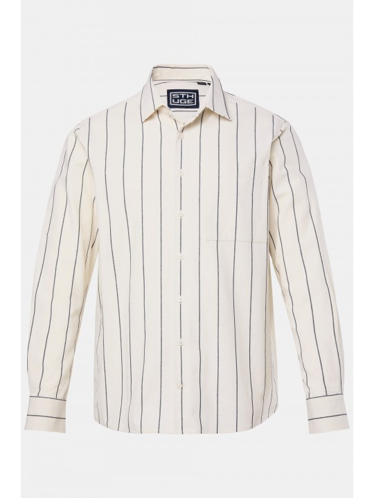 Πουκάμισο ριγέ με τσέπη, STHUGE