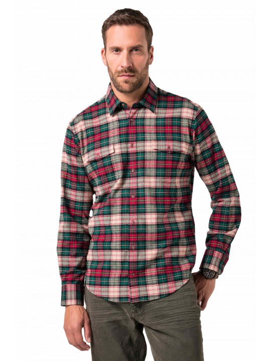 Πουκάμισο flannel με καρό μοτίβο, JP1880