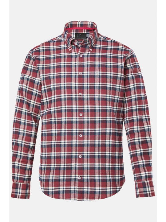 Πουκάμισο flannel, καρό με γιακά, JP1880