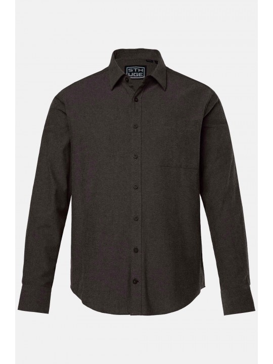 Πουκάμισο flannel σε modern fit, STHUGE