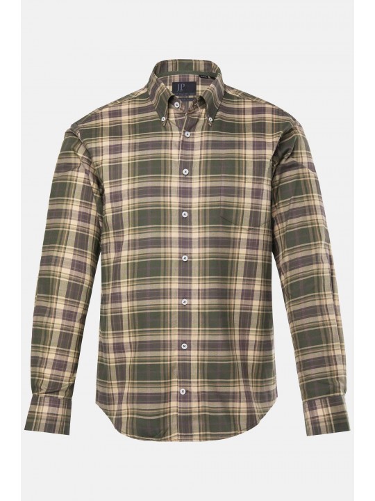 Πουκάμισο καρό με ελαφρώς στενή εφαρμογή, JP1880