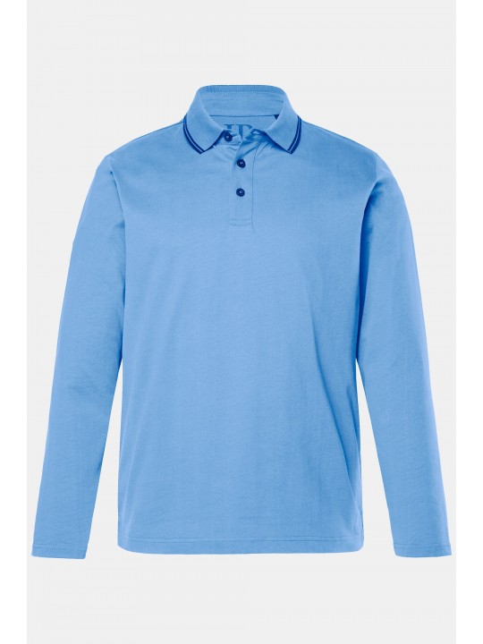 Μπλούζα πόλο με ριγέ λεπτομέρεια στο γιακά, JP1880