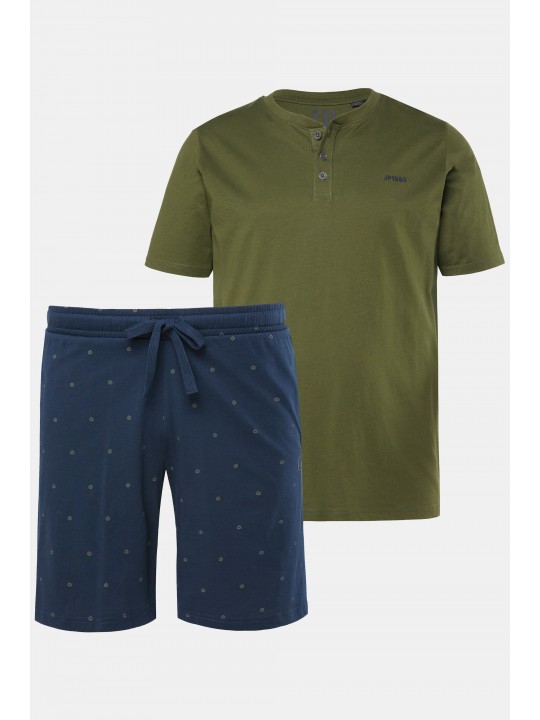 Πυτζάμες σετ με κουμπιά στη λαιμόκοψη, JP1880