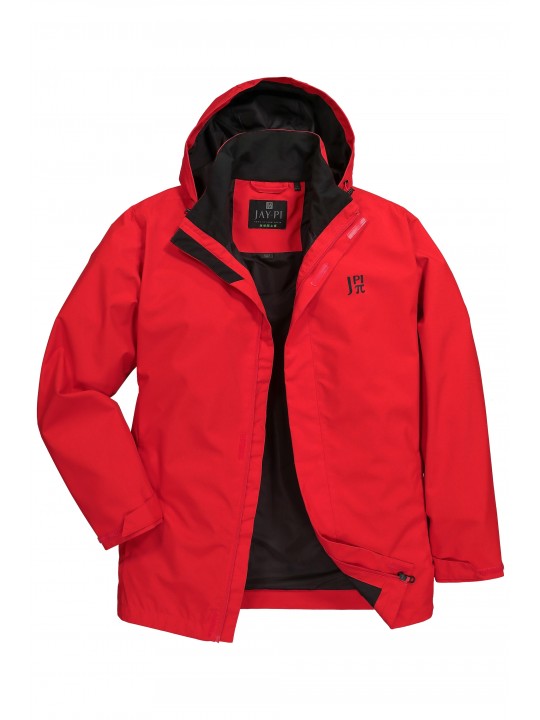 Μπουφάν αδιάβροχο με τσέπες και φερμουάρ, JAY-PI