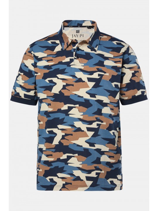 Μπλούζα πόλο με πολύχρωμο μοτίβο, JAY-PI