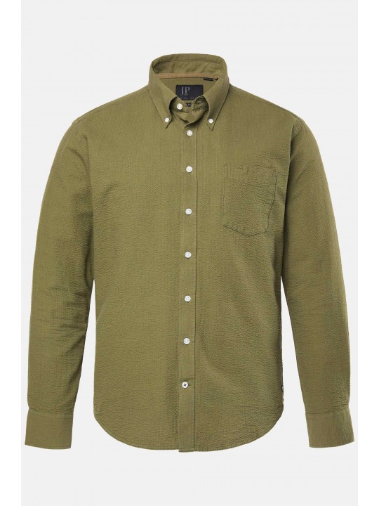 Πουκάμισο seersucker με τσέπη στο στήθος, JP1880