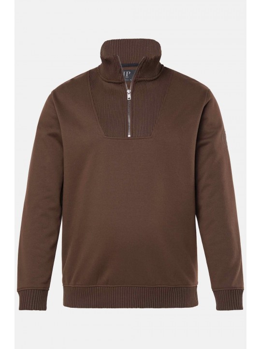 Μπλούζα με κλασική εφαρμογή κι όρθιο γιακά με φερμουάρ, JP1880